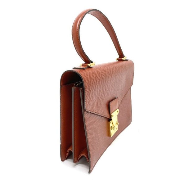 LOUIS VUITTON M52133 Epi Concord Business bag Hand Bag Epi Leather Brown - Picture 3 of 11